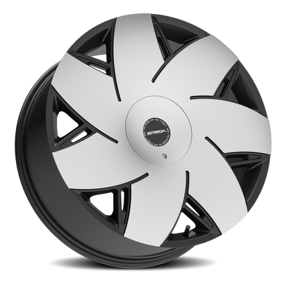 STRADA S67 TURBINA 22X9 15MM 5X115/5X120 GLOSS BLACK MACHINED | S6729051615GBM