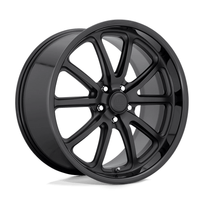 US Mag 1PC U123 RAMBLER 22X9 1 5X127 GLOSS BLACK MATTE BLACK
