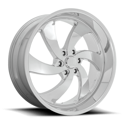 US Mag 1PC U132 DESPERADO 24X9 25 6X139.7 CHROME