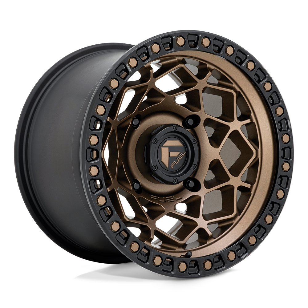 FUEL UTV D785 UNIT UTV 15X7 10 4X137 BRONZE WITH MATTE BLACK RING