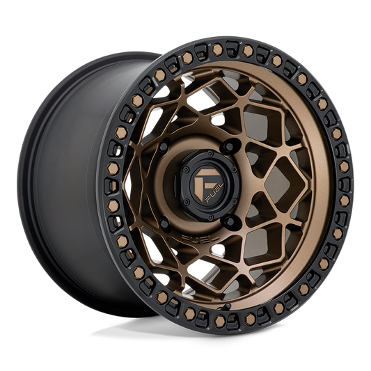 FUEL UTV D785 UNIT UTV 15X7 10 4X137 BRONZE WITH MATTE BLACK RING