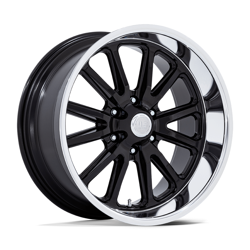 US MAG 1PC UC145 RAMBLER 6 20x8 1 6x139.7 GLOSS BLACK DIAMOND CUT LIP