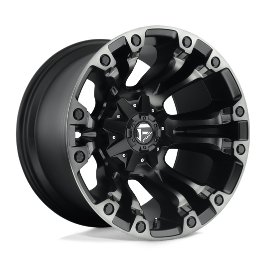 Fuel 1Pc D851 VAPOR - 18x9 -12mm 8x170 MATTE BLACK GRAY TINT Wheel | D85118901745A