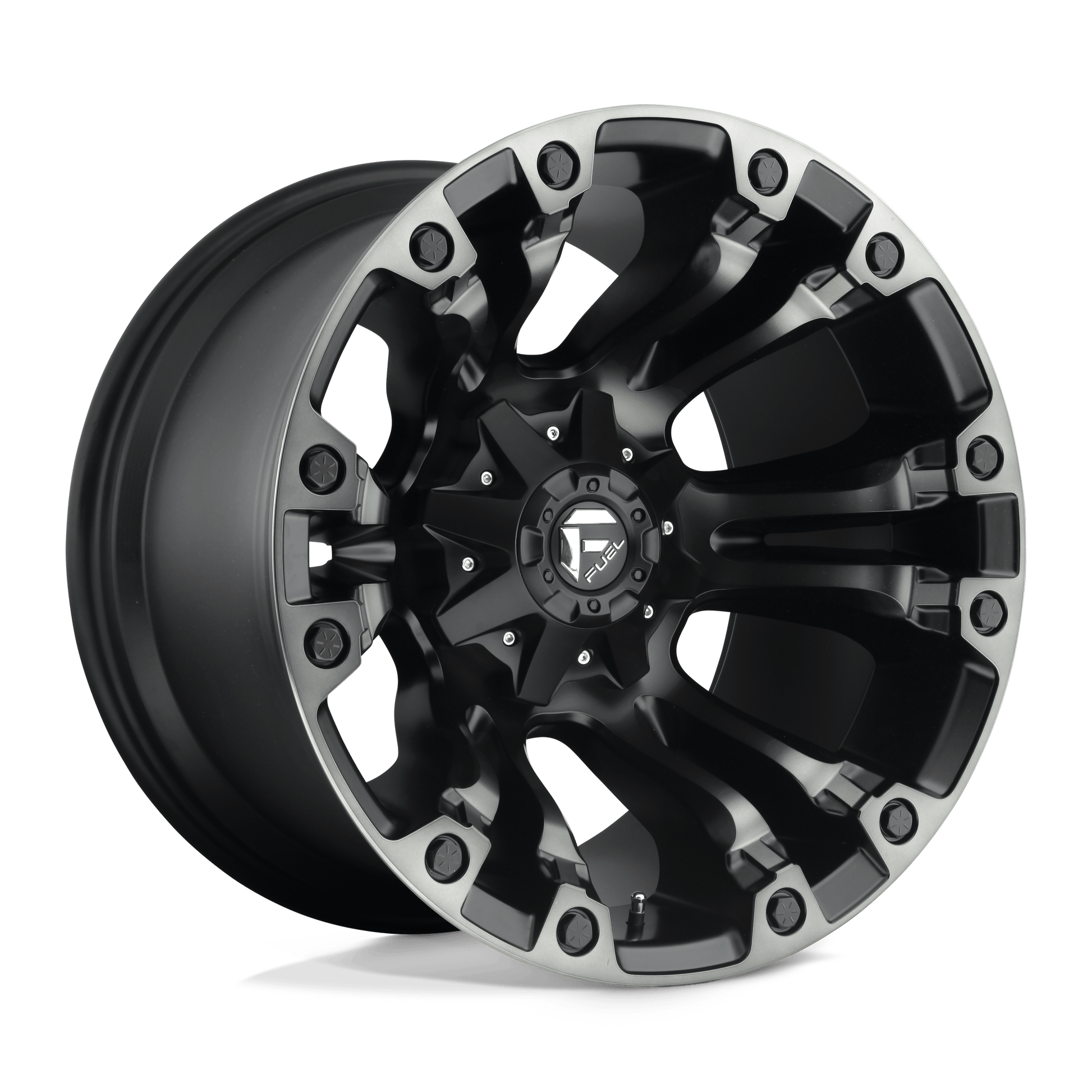 FUEL 1PC D851 VAPOR 18X9 20 8X165.1 MATTE BLACK GRAY TINT