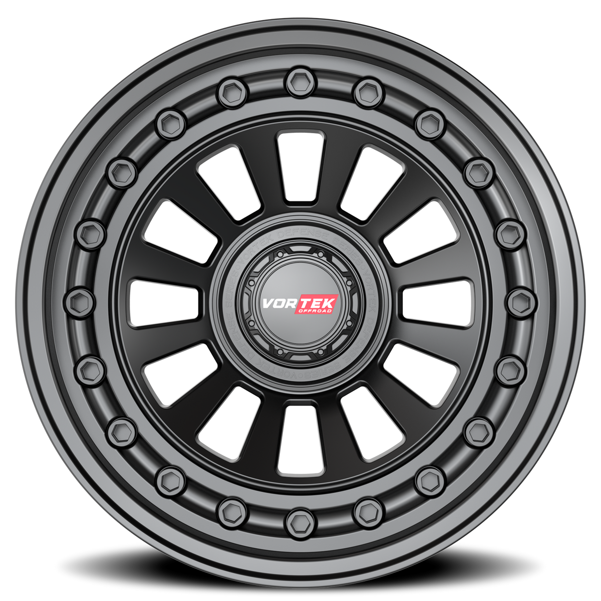 VORTEK VRD-702 17X9 12 6X135/6X139.7 MATTE BLACK