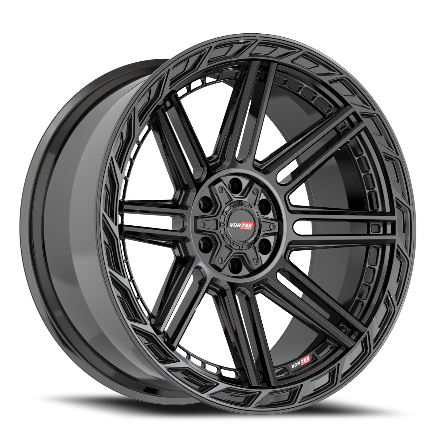 VORTEK VRP-501 20X10 -18 5X127/5X139.7 GLOSS BLACK