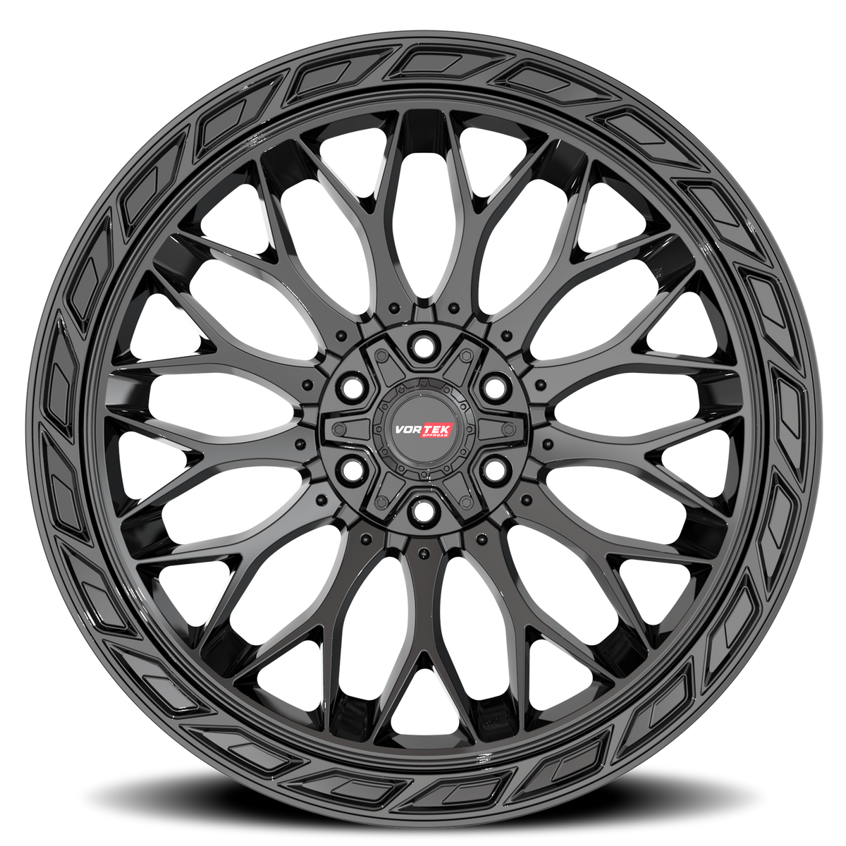 VORTEK VRP-503 20X10 -18 5X127/5X139.7 GLOSS BLACK