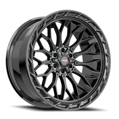 VORTEK VRP-503 24X11 -24 6X135/6X139.7 GLOSS BLACK