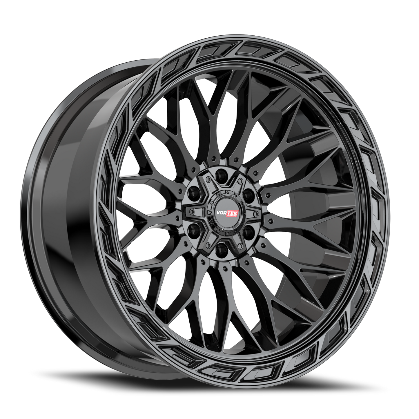 VORTEK VRP-503 20X9 0 6X135/6X139.7 GLOSS BLACK