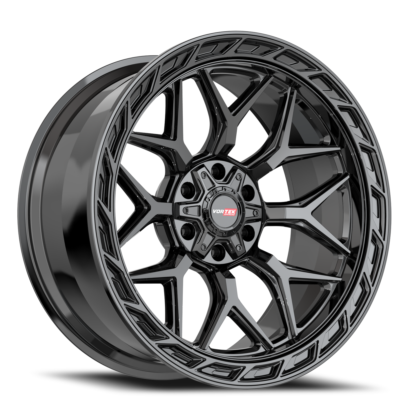 VORTEK VRP-504 22X10 -18 5X127/5X139.7 GLOSS BLACK