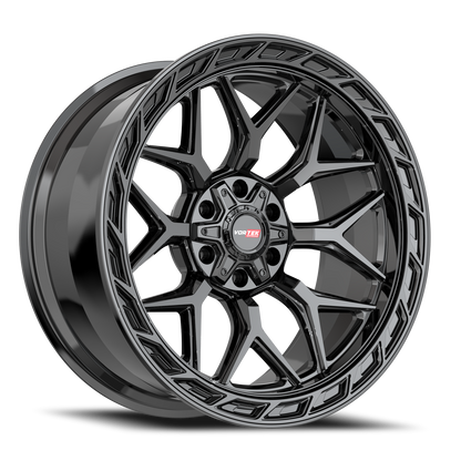 VORTEK VRP-504 22X10 -18 5X127/5X139.7 GLOSS BLACK