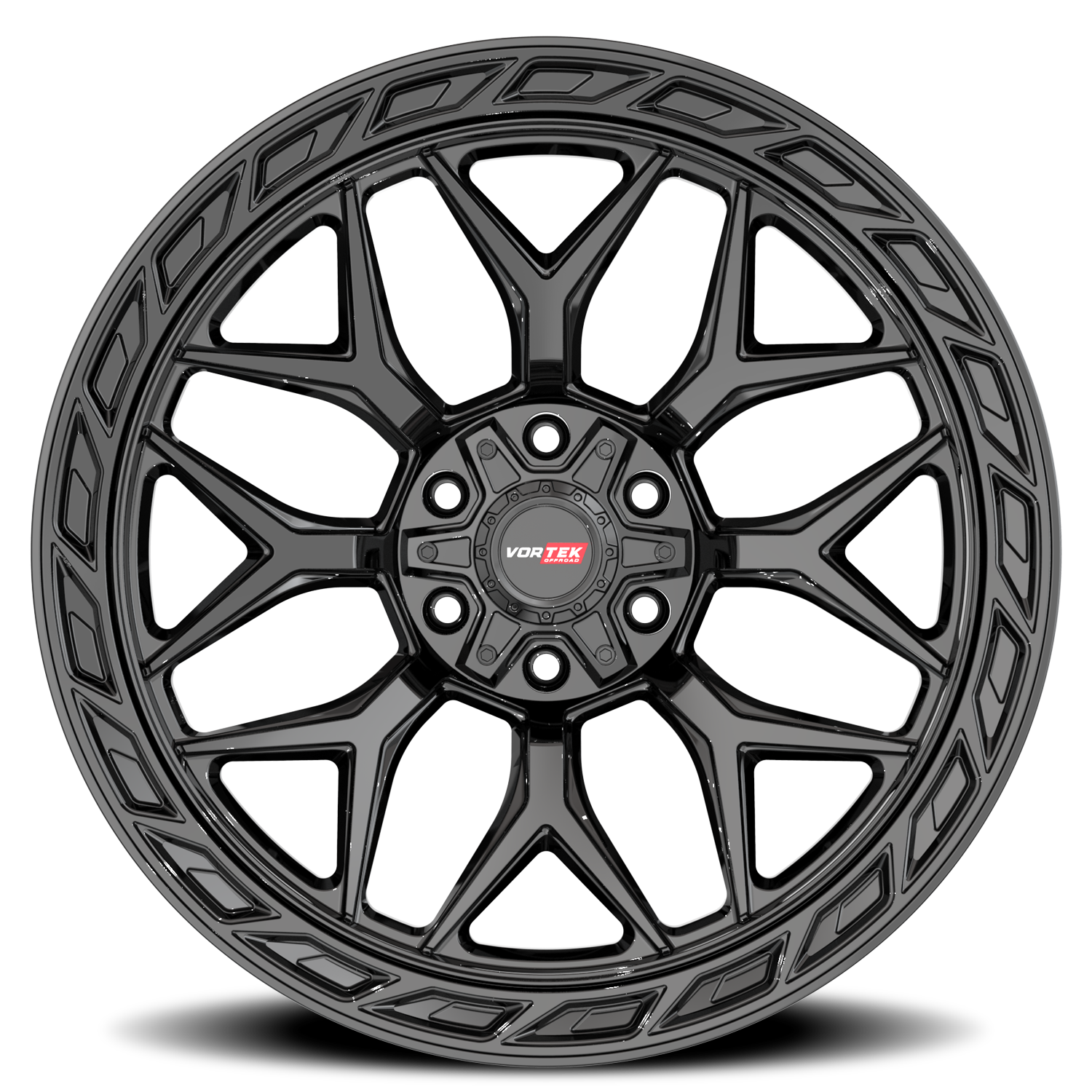 VORTEK VRP-504 20X9 0 5X139.7/5X150 GLOSS BLACK