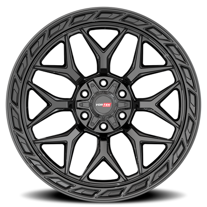 VORTEK VRP-504 20X9 18 6X135/6X139.7 GLOSS BLACK