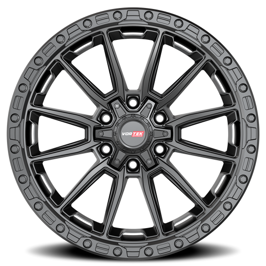 VORTEK VRT-601 17X9 -12 6X135/6X139.7 MATTE BLACK