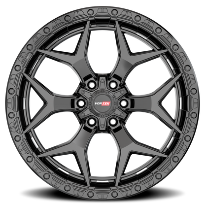 VORTEK VRT-603 17X9 -12 6X135/6X139.7 SATIN BLACK