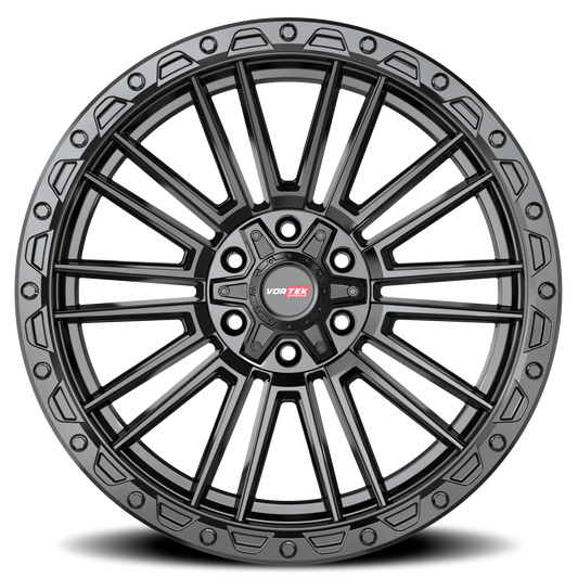 VORTEK VRT-604 17X9 0 6X135/6X139.7 SATIN BLACK