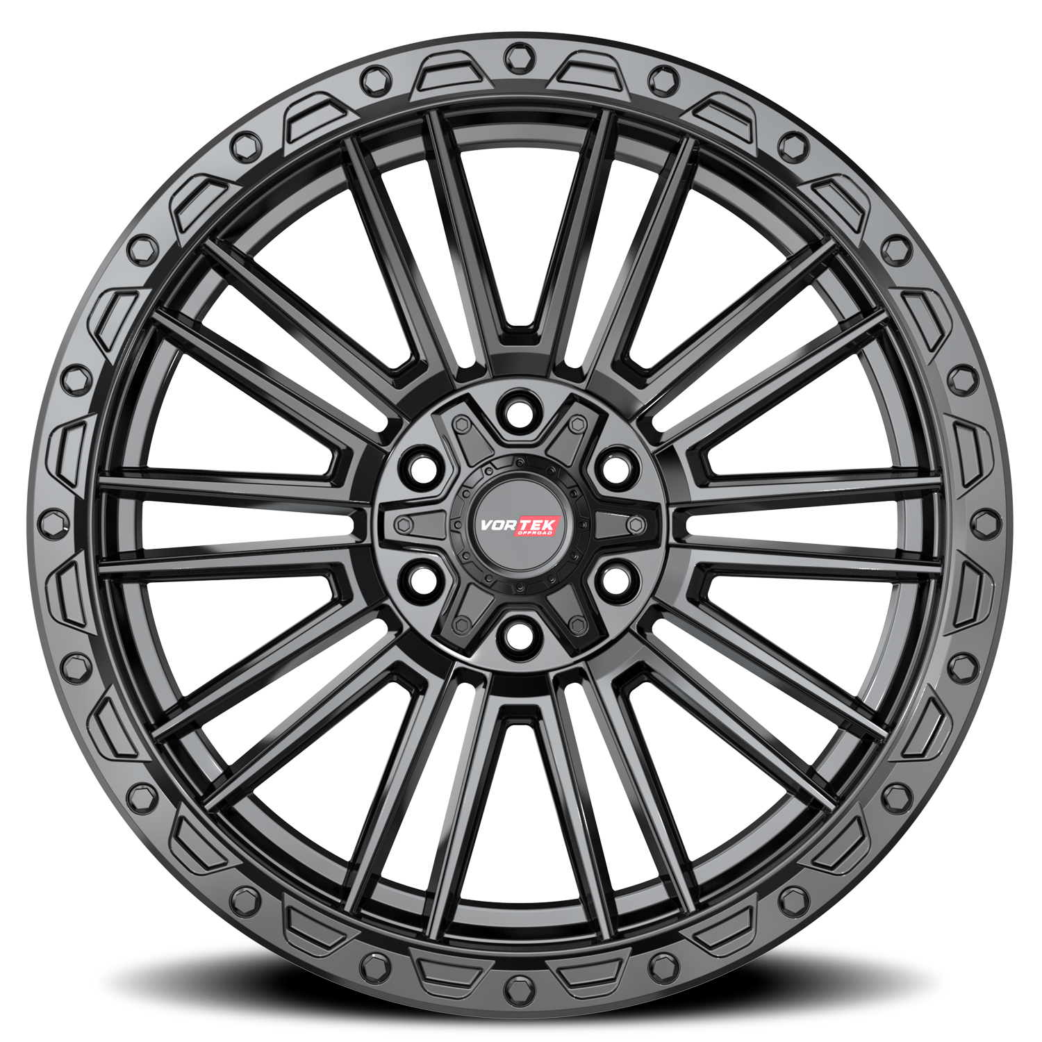 VORTEK VRT-604 17X9 -12 6X135/6X139.7 SATIN BLACK