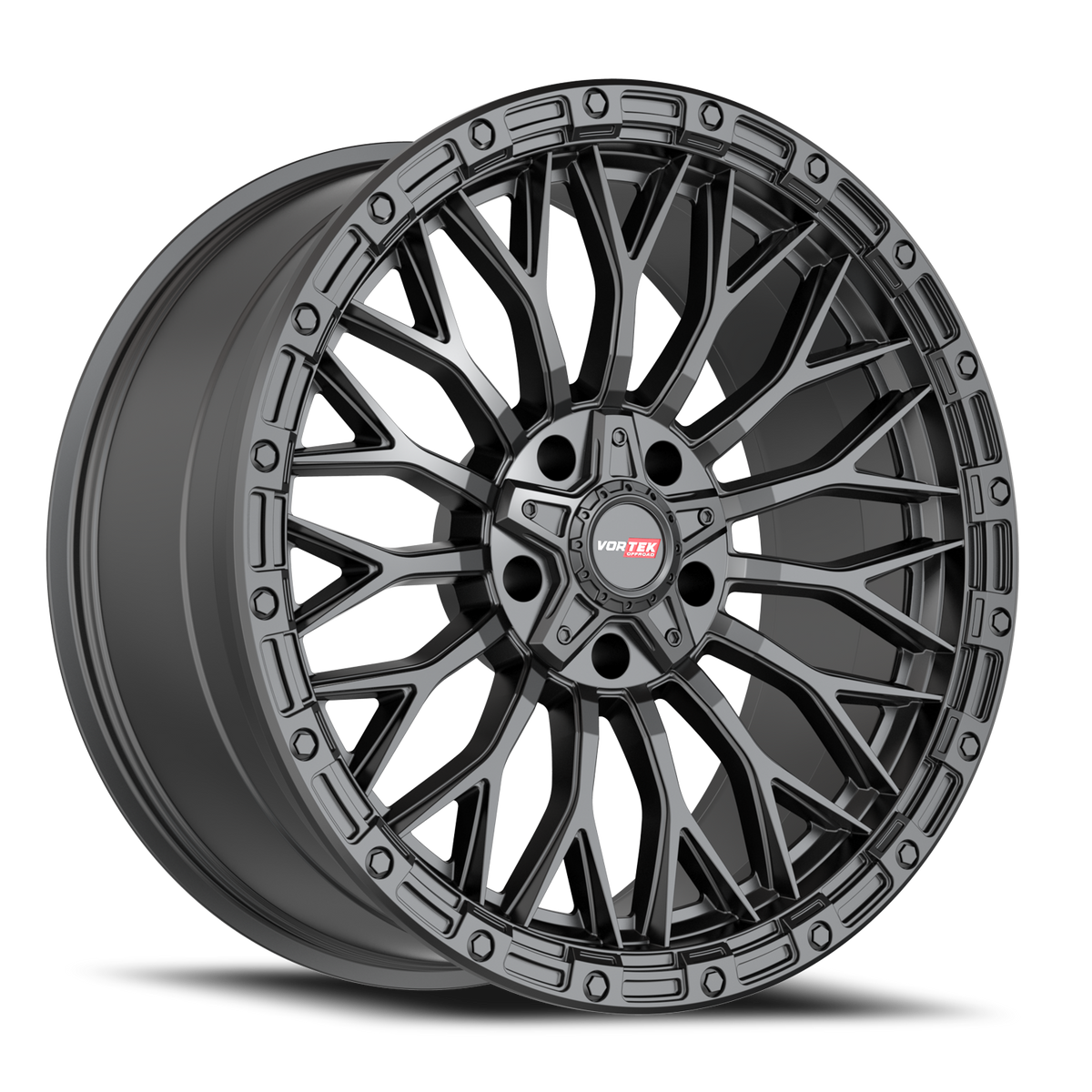 VORTEK VRT-607 17X9 -12 5X127/5X139.7 MATTE BLACK