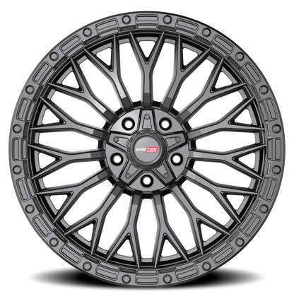 VORTEK VRT-607 17X9 -12 5X127/5X139.7 MATTE BLACK
