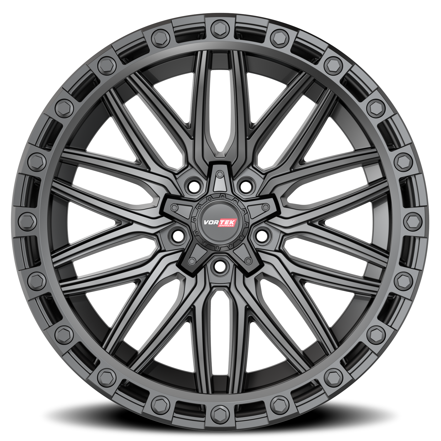 VORTEK VRT-608 20X10 -12 5X127/5X139.7 MATTE BLACK