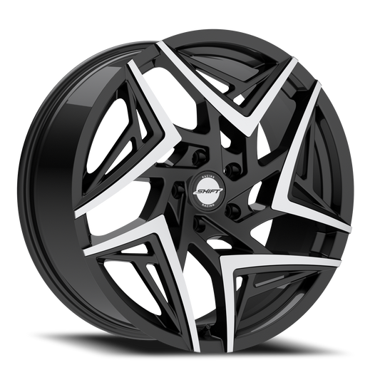 SHIFT H36 VALVE 20X8.5 35MM 5X120 GLOSS BLACK MACHINED TIPS | H3608552035GBMT