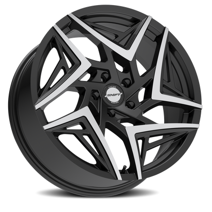 SHIFT H36 VALVE 20X8.5 35MM 5X108/5X108 GLOSS BLACK MACHINED TIPS | H3608550835GBMT