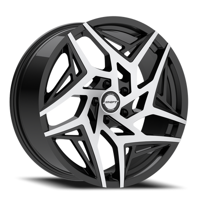 SHIFT H36 VALVE 20X8.5 35MM 5X120 GLOSS BLACK MACHINED | H3608552035GBM
