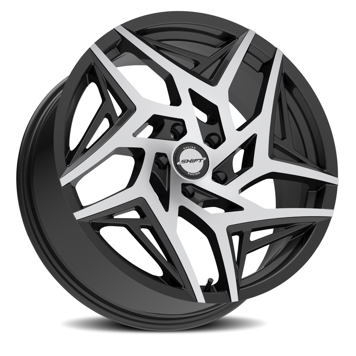 SHIFT H36 VALVE 20X8.5 35MM 5X108 GLOSS BLACK MACHINED | H3608550835GBM