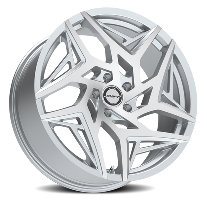 SHIFT H36 VALVE 20X8.5 35MM 5X114.3/5X114.3 SILVER MACHINED | H3608551435SM