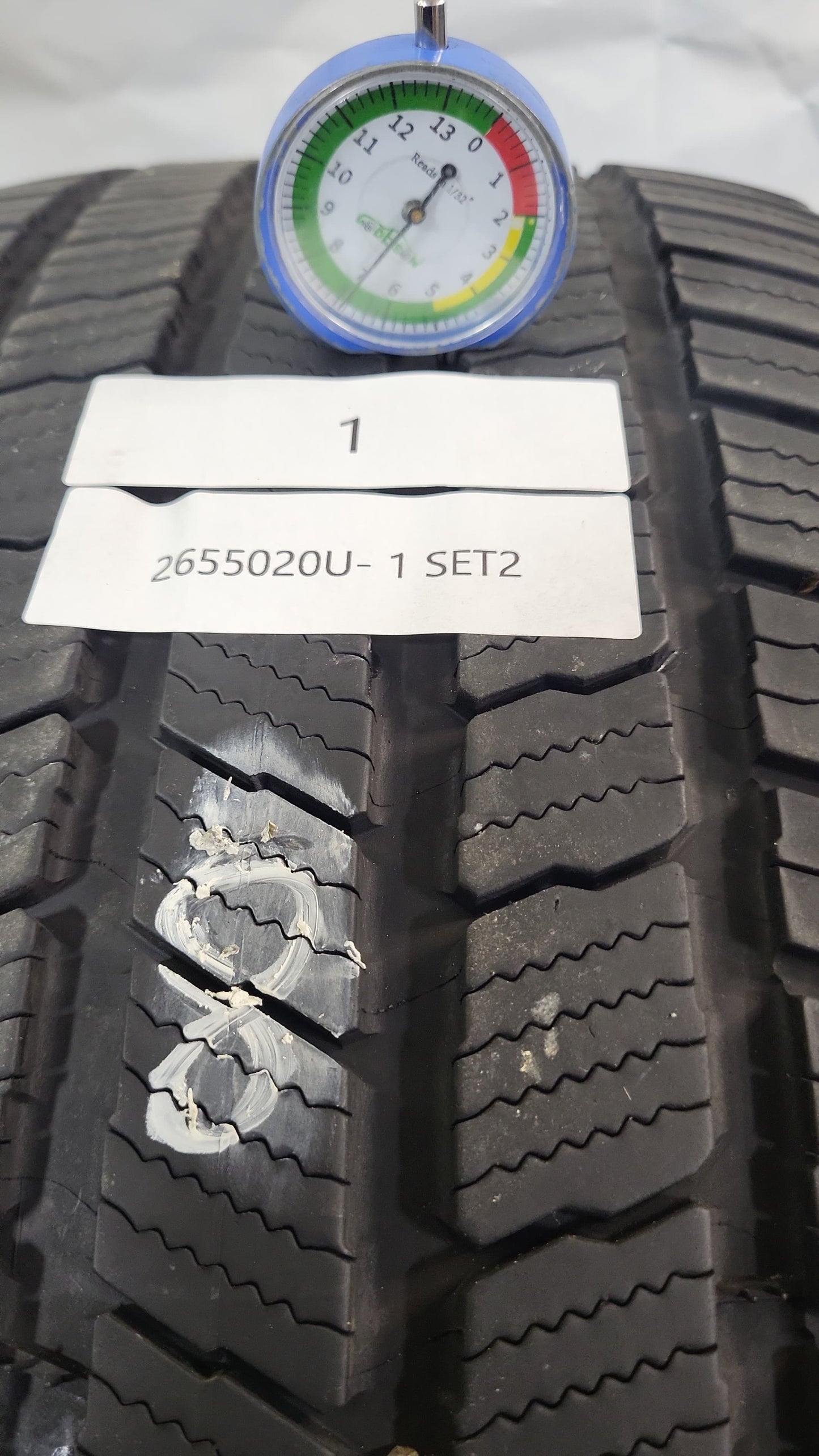 SET OF 2 - 265/50R20 Michelin Defender LTX M/S - Used Tires