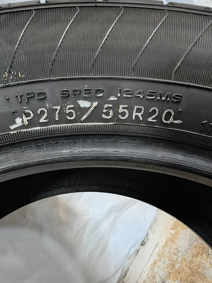 SET OF 4 - 275/55R20 Goodyear Eagle LS-2 - Used Tires