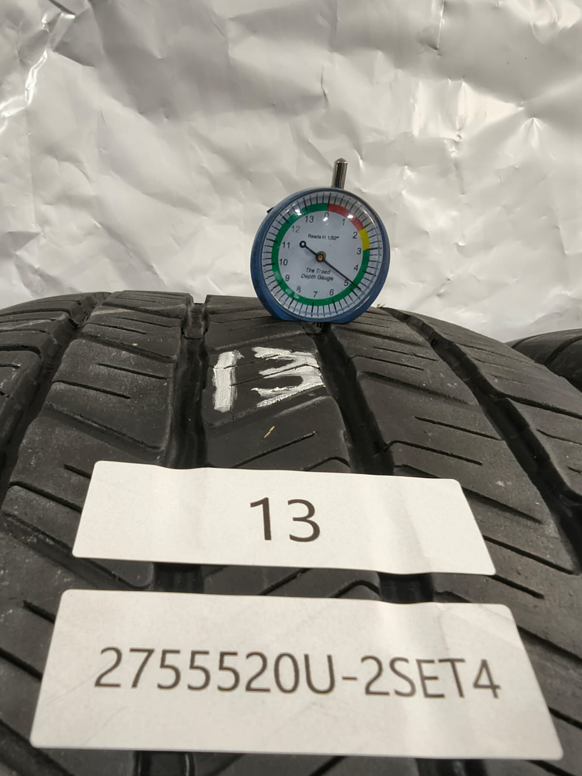 SET OF 4 - 275/55R20 Goodyear Eagle LS-2 - Used Tires