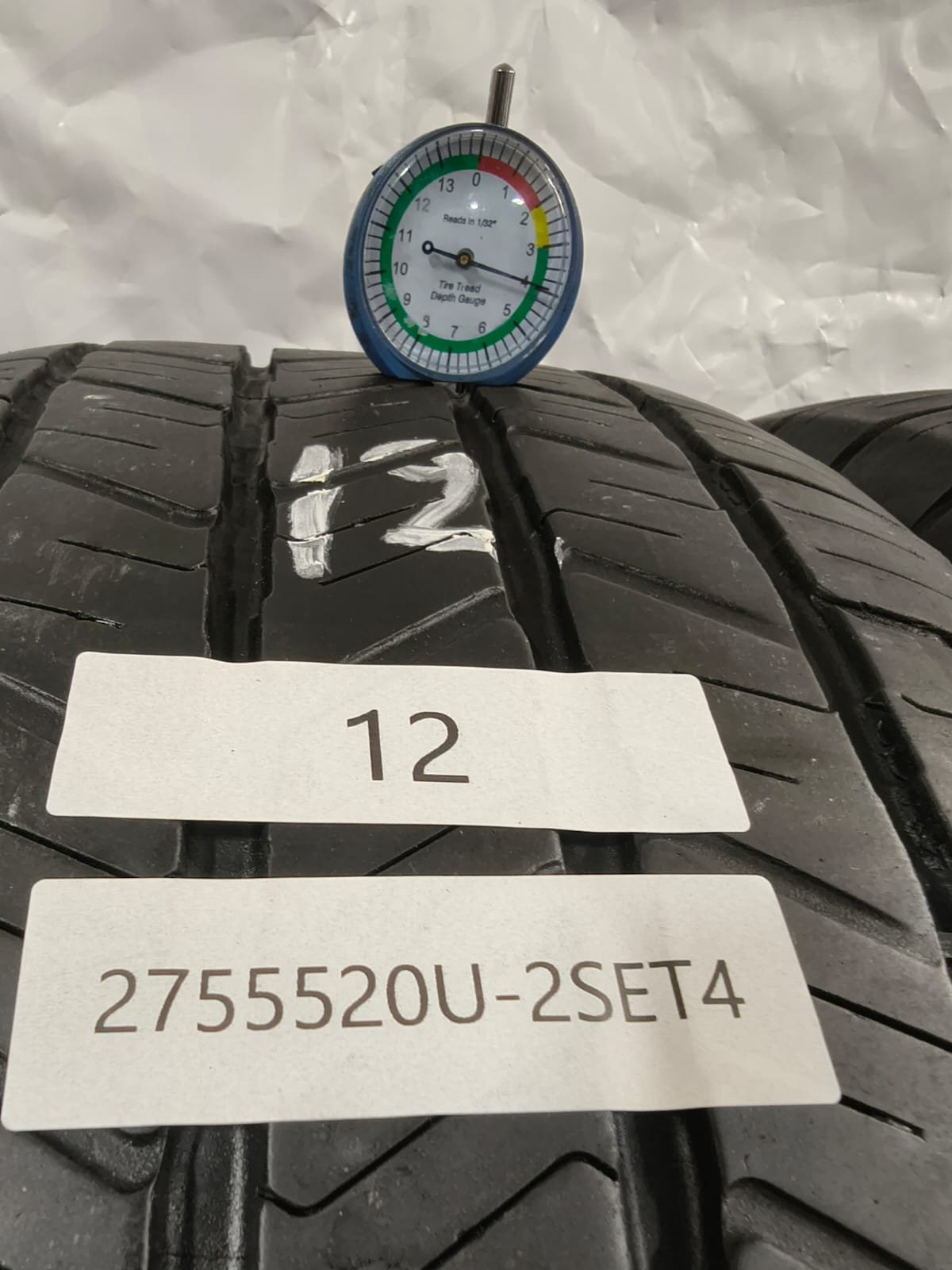 SET OF 4 - 275/55R20 Goodyear Eagle LS-2 - Used Tires