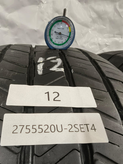 SET OF 4 - 275/55R20 Goodyear Eagle LS-2 - Used Tires