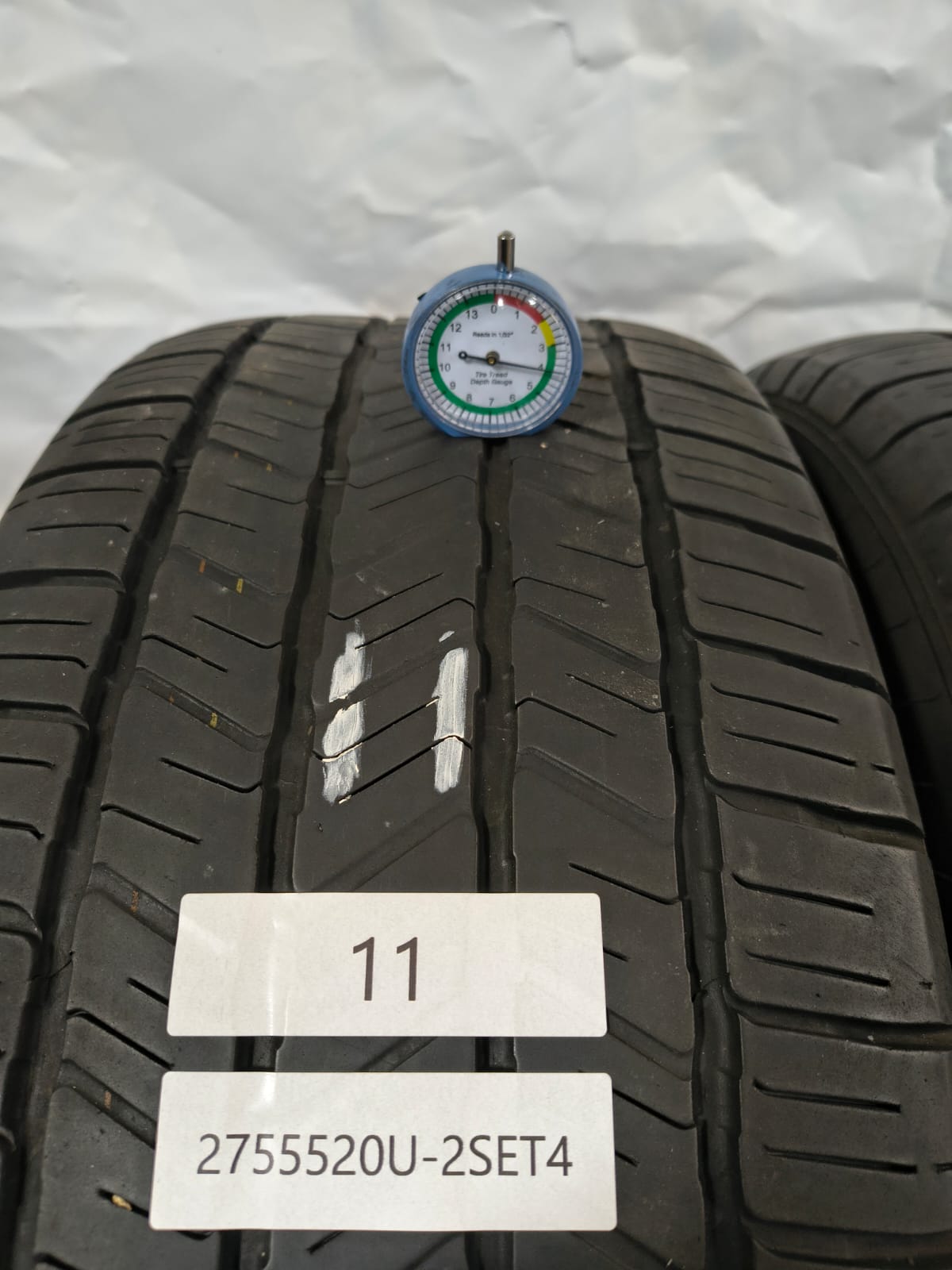 SET OF 4 - 275/55R20 Goodyear Eagle LS-2 - Used Tires