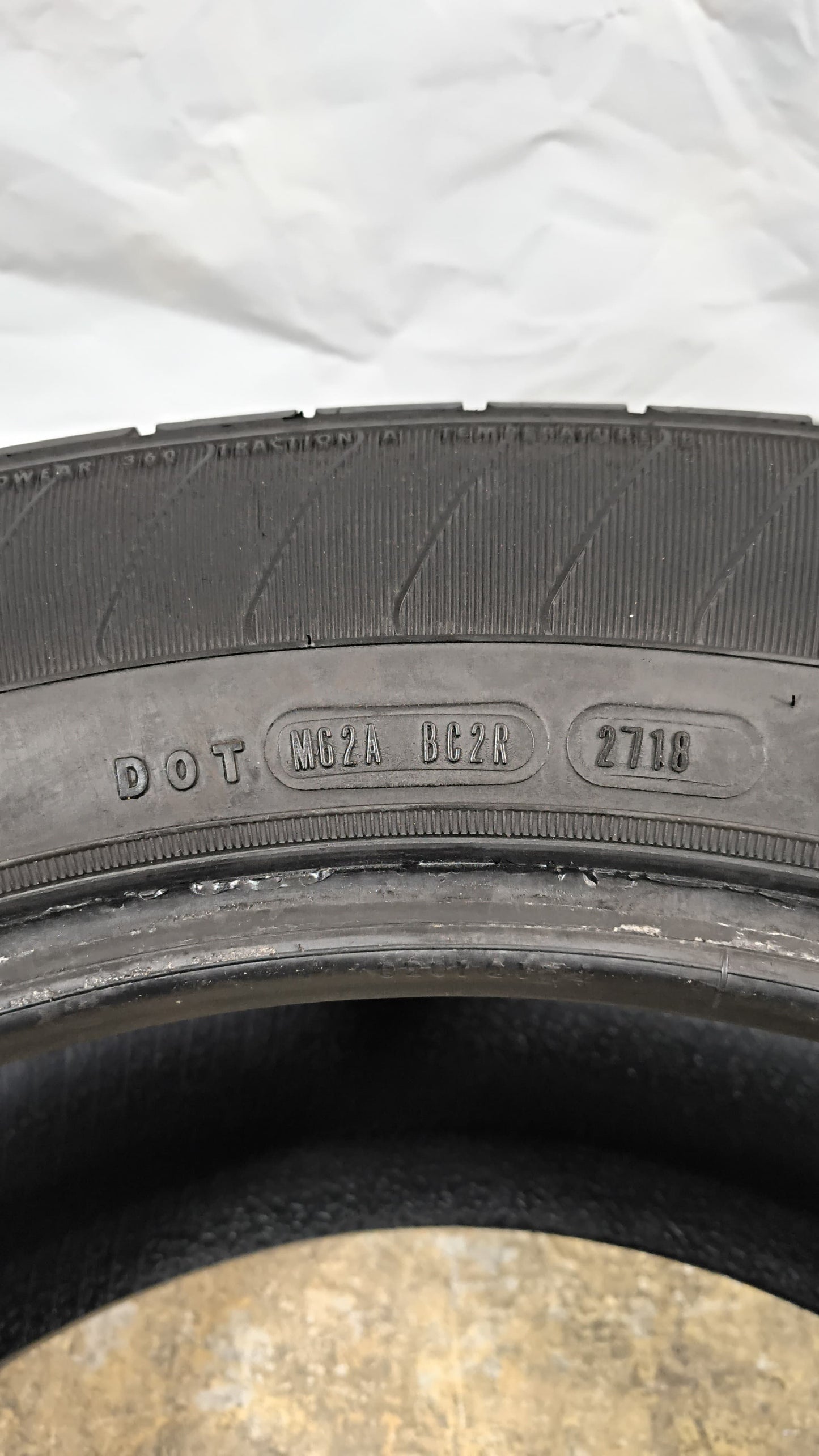 SET OF 4 - 275/55R20 Goodyear Eagle LS-2 - Used Tires