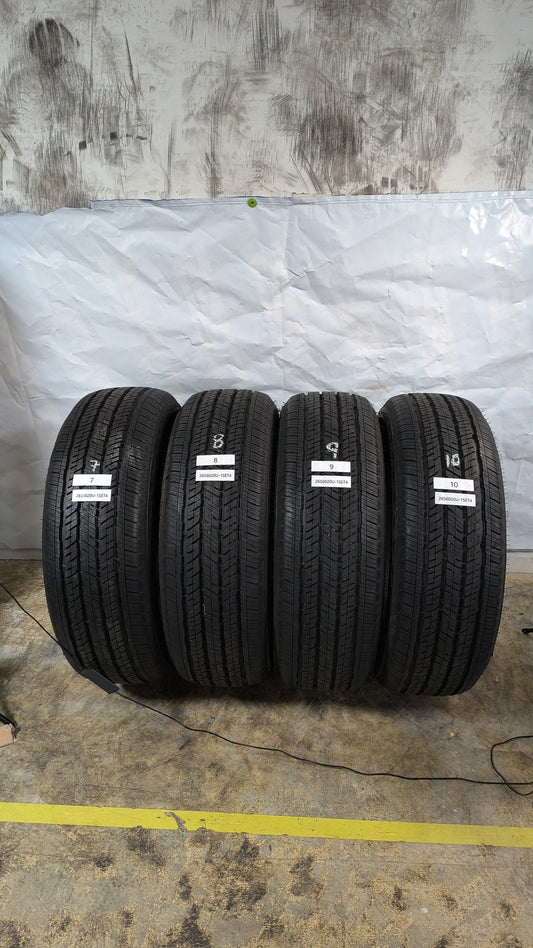 SET OF 4 - 265/60R20 Bridgestone Dueler H/T - Used Tires