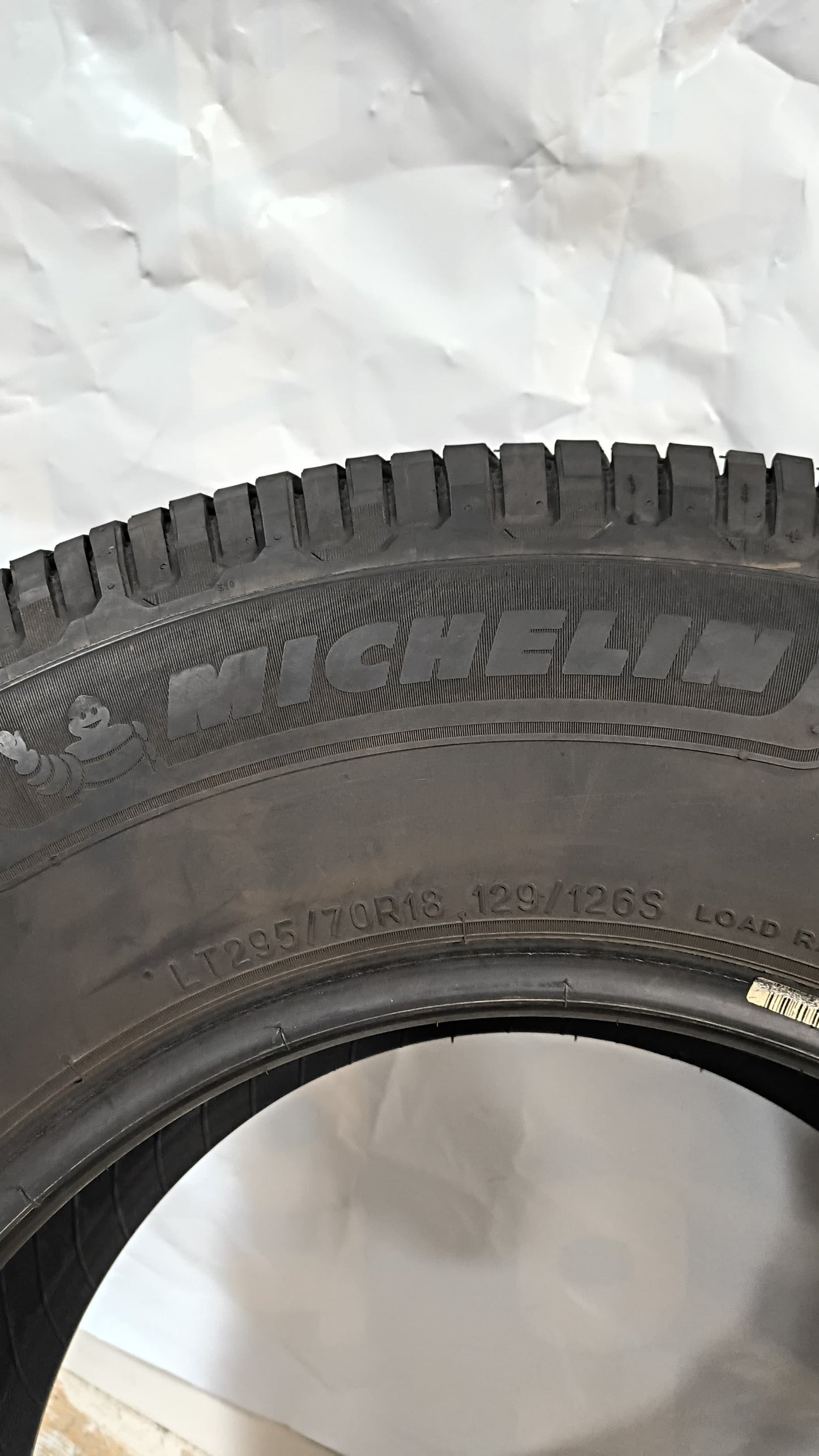SET OF 4 - 295/70R18 Michelin Defender LTX M/S2 - Used Tires