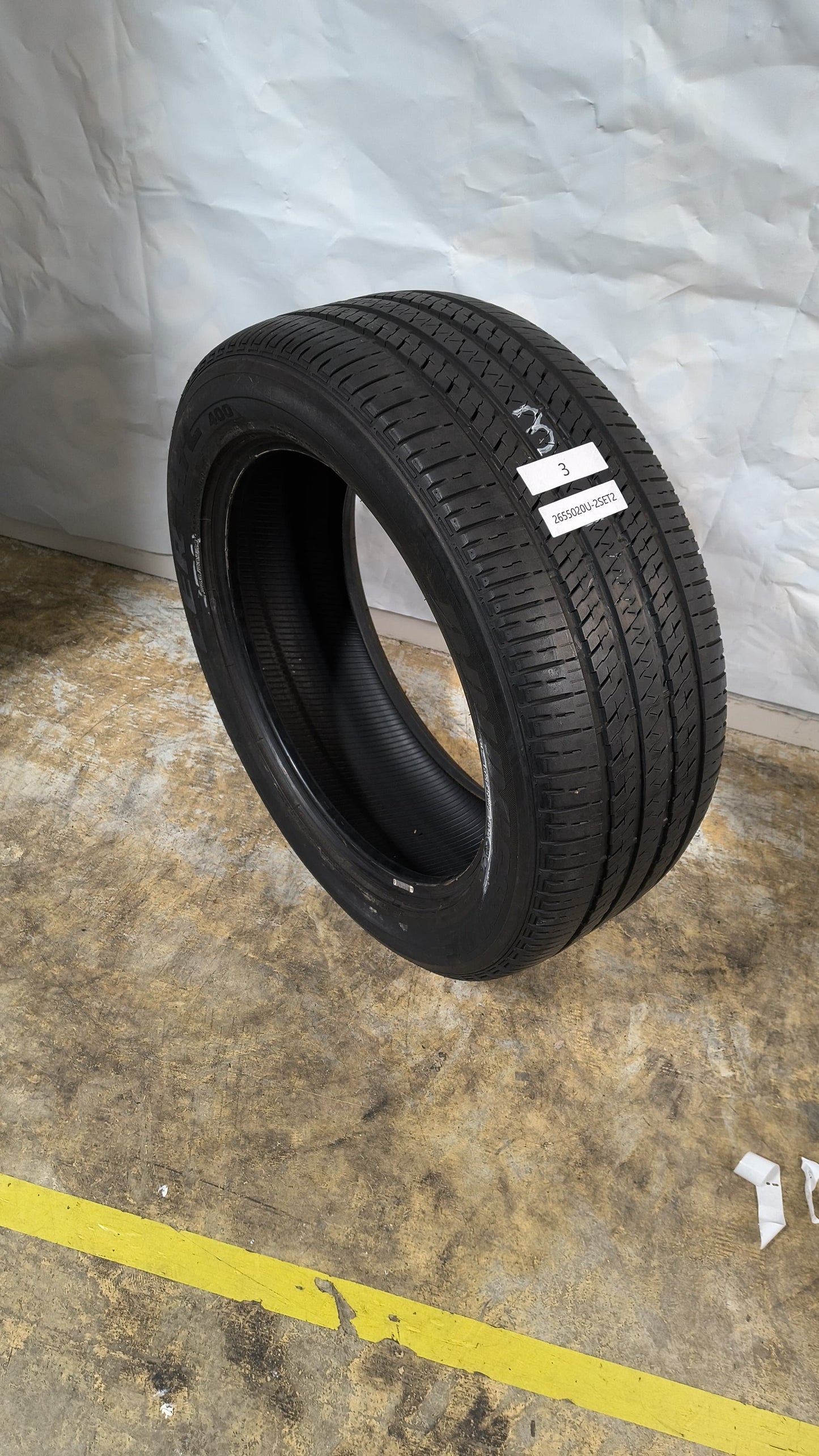 Set of 2 - 265/50R20 Bridgestone Ecopia H/L 422 Plus - Used Tires