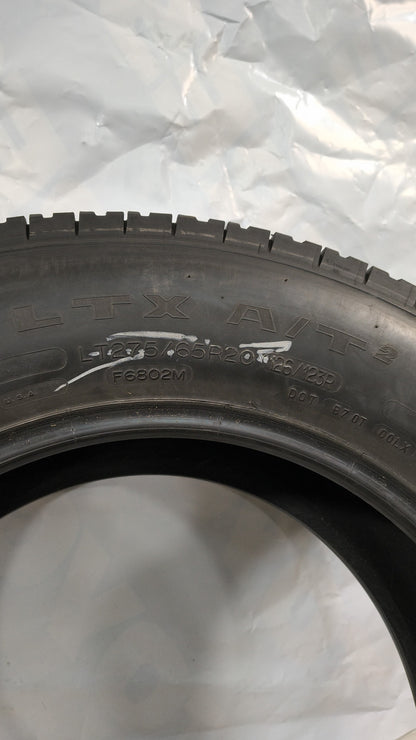 Set Of 4 - 275/65R20 Michelin LTX A/T2 - Used Tires