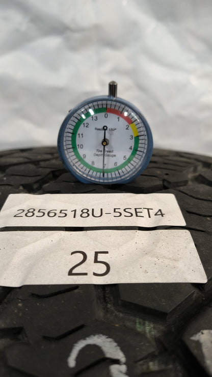Set Of 4 - 285/65R18 General Grabber A/TX - Used Tires