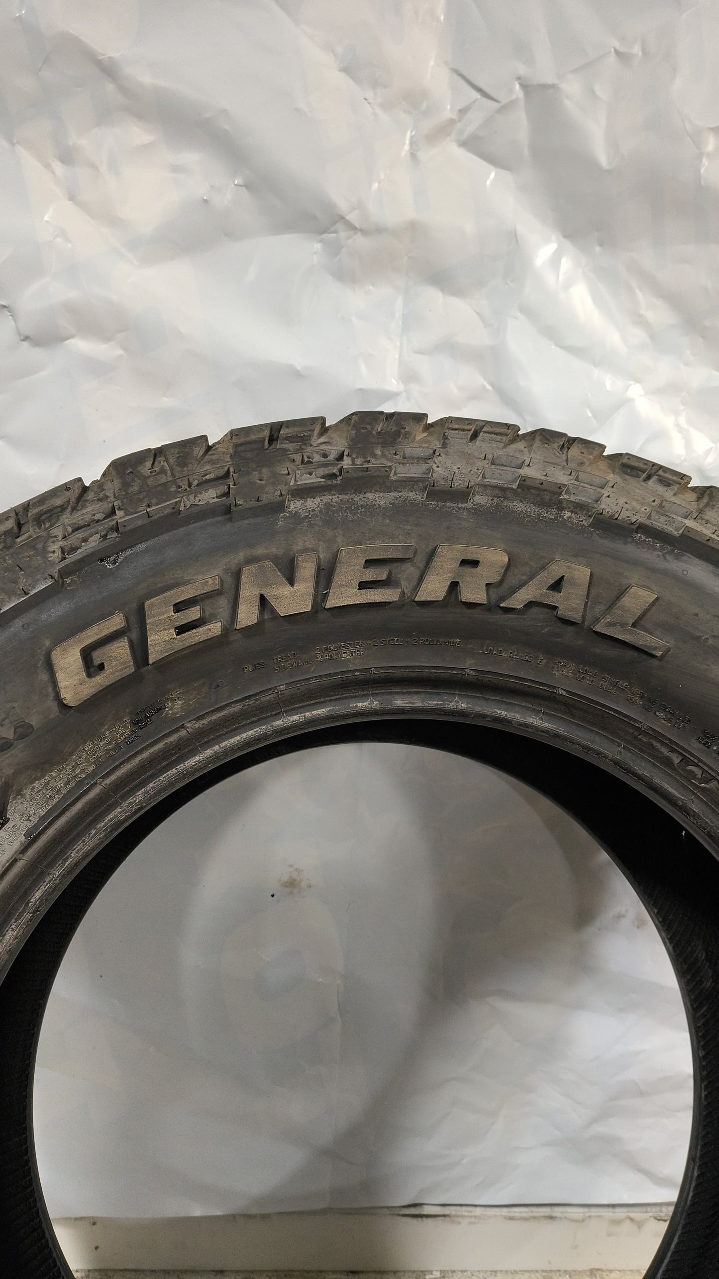 Set Of 4 - 285/65R18 General Grabber A/TX - Used Tires