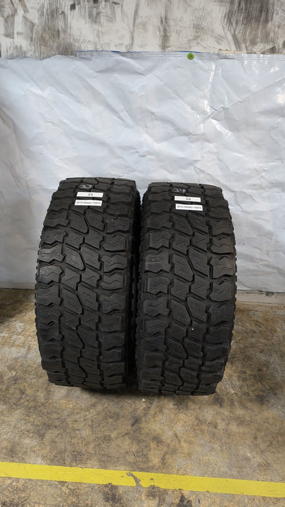 Set Of 2 - 35X12.50R20 Multi-Mile Mud Claw Comp MTX - Used Tires