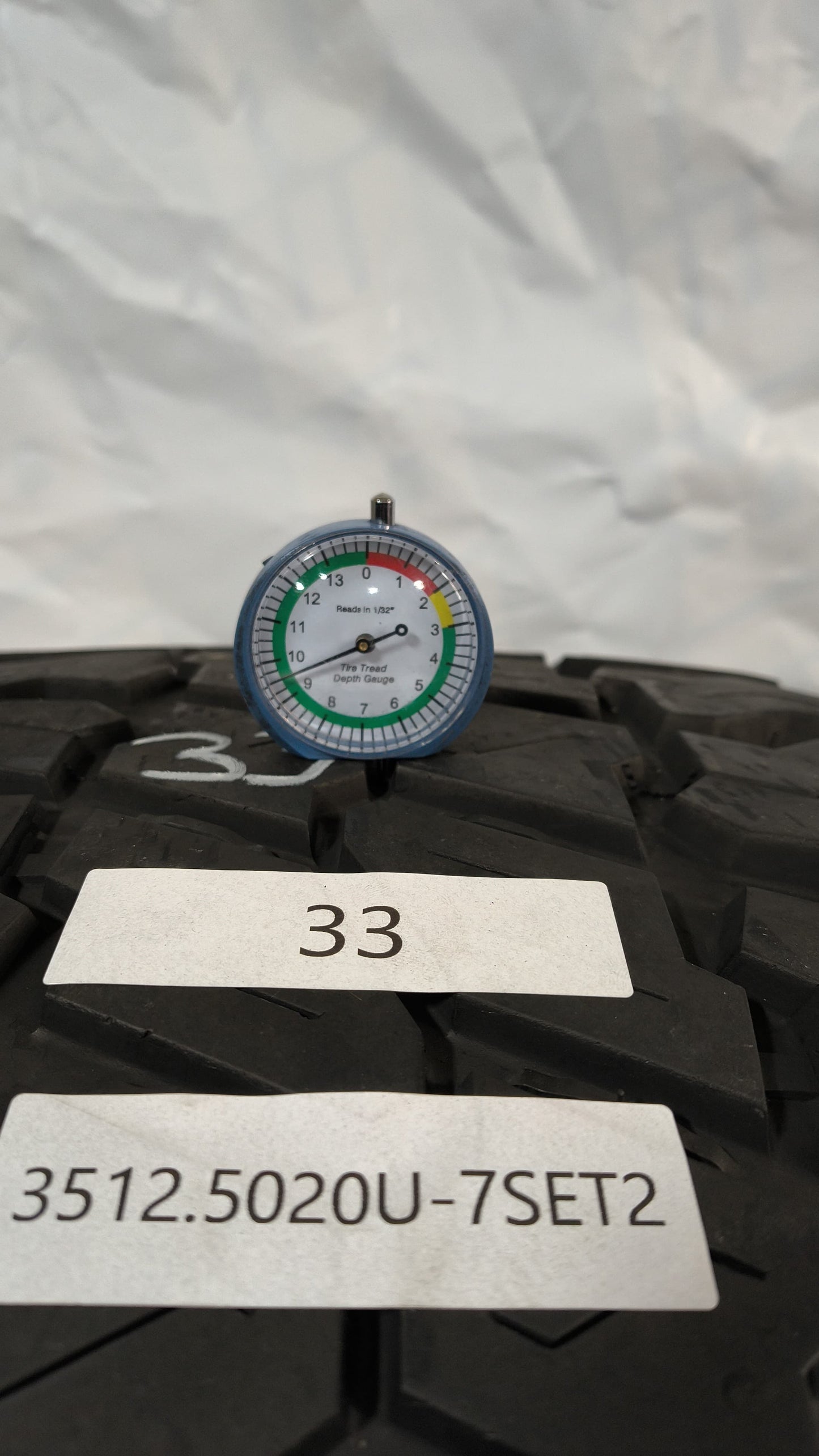 Set Of 2 - 35X12.50R20 Multi-Mile Mud Claw Comp MTX - Used Tires