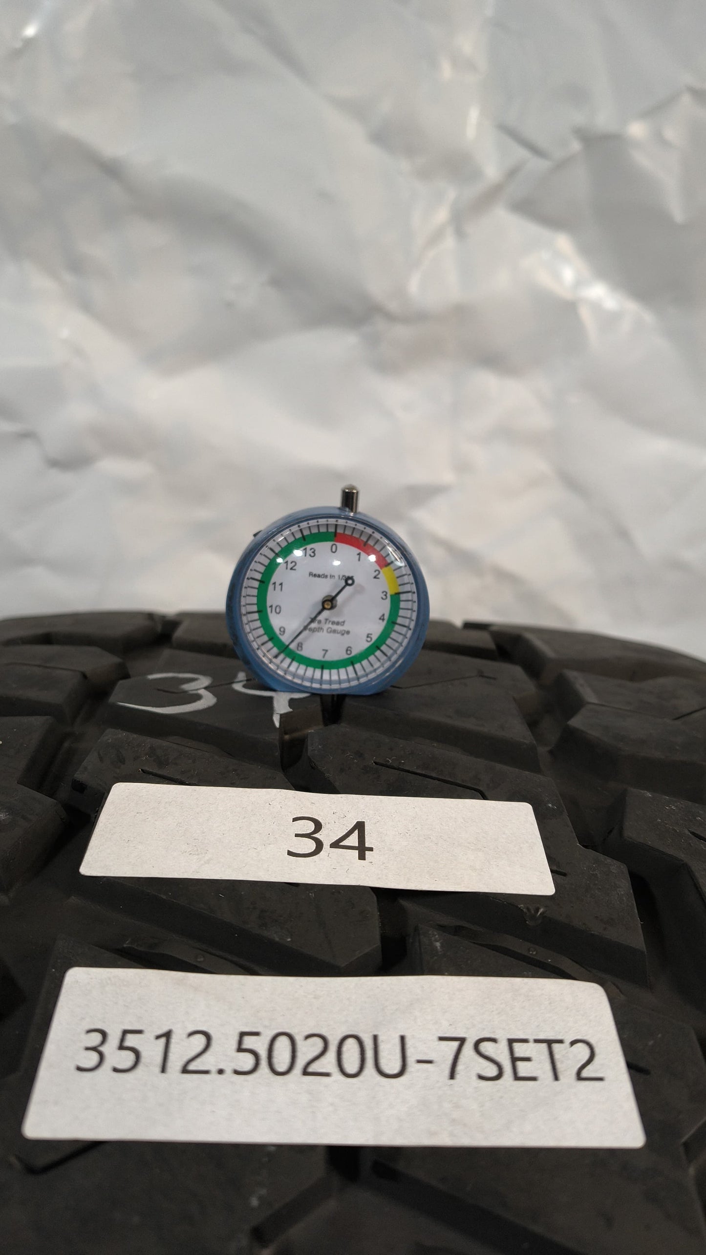 Set Of 2 - 35X12.50R20 Multi-Mile Mud Claw Comp MTX - Used Tires