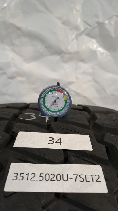 Set Of 2 - 35X12.50R20 Multi-Mile Mud Claw Comp MTX - Used Tires