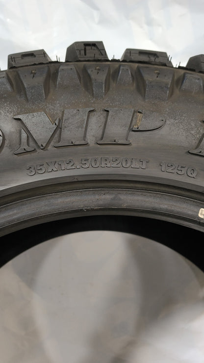 Set Of 2 - 35X12.50R20 Multi-Mile Mud Claw Comp MTX - Used Tires