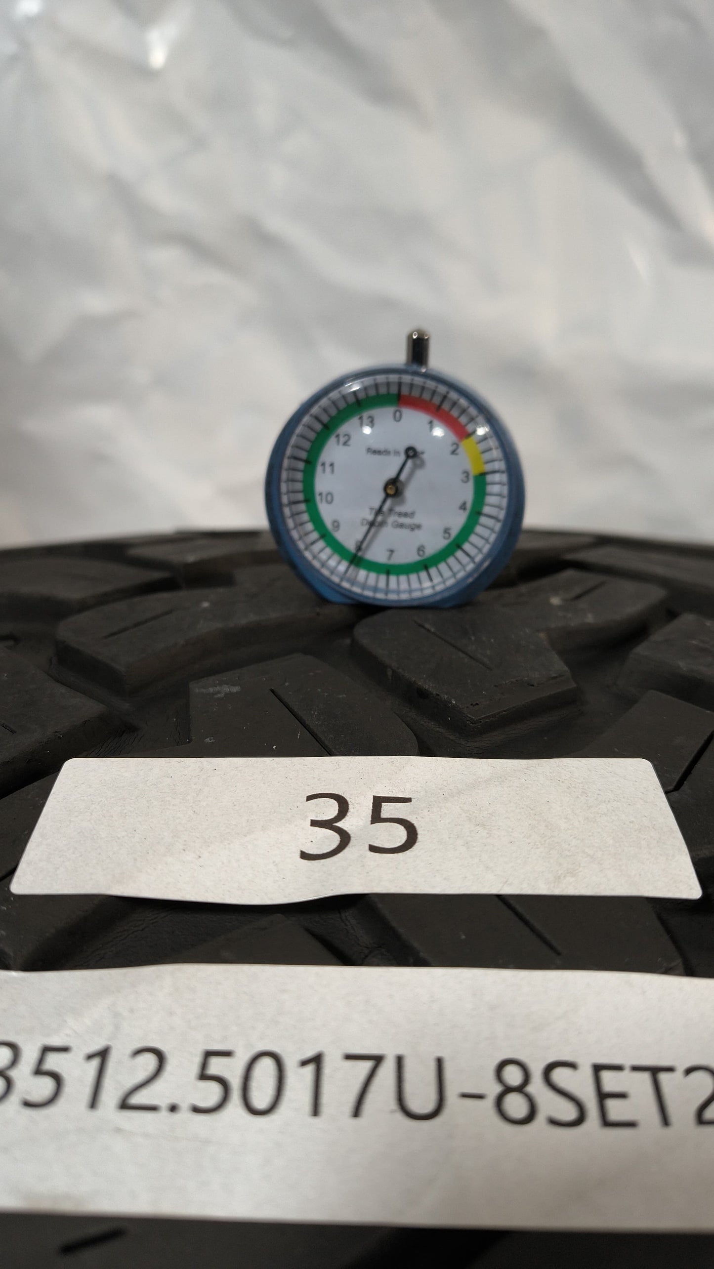 Set Of 2 - 35X12.50R17 Falken Wildpeak M/T - Used Tires