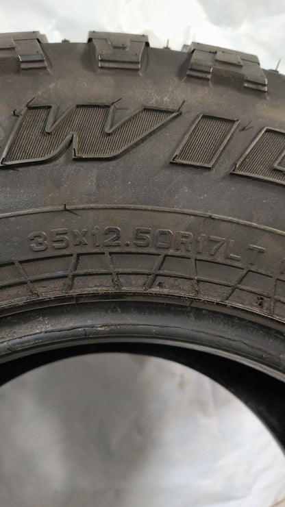 Set Of 2 - 35X12.50R17 Falken Wildpeak M/T - Used Tires