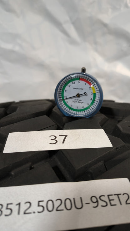 Set Of 2 - 35X12.50R20 Gladiator X Comp M/T - Used Tires